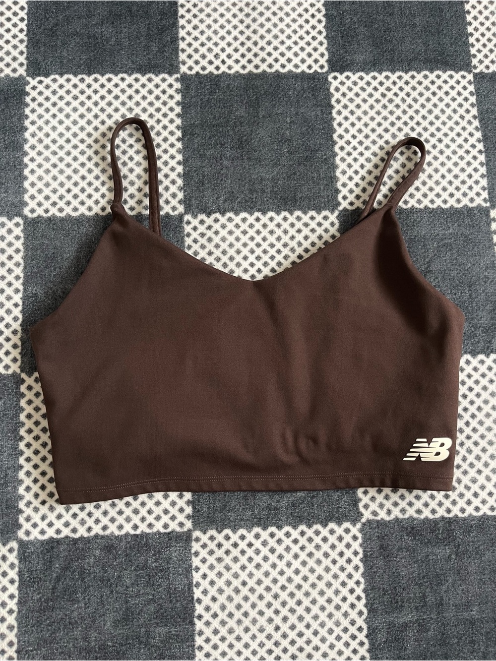 New Balance Women's Chocolate Brown Lightweight Sports Bralette